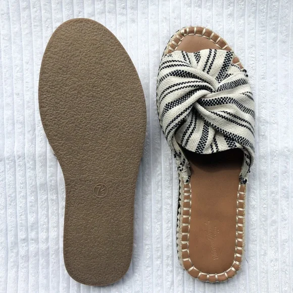 NWOT – Universal Thread Lila Knotted Espadrille Slide Sandals. Size 7.5 - Picture 7 of 8
